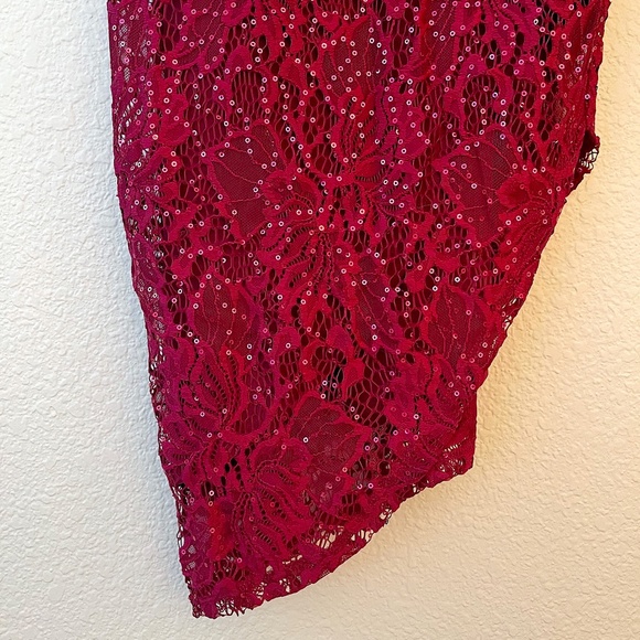 GUESS - Pema Sequin Dress - Love Bite Berry Color - BRAND NEW - Never Worn - Picture 7 of 11